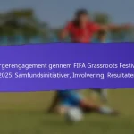 Sundhedsfællesskabsinitiativer Forbundet Med FIFA Græsrodsfestivaler 2025: Programmer, Resultater, Engagement