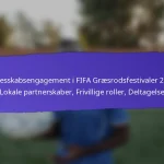Indflydelse af lokale begivenheder på FIFA Græsrodsfestivaler 2025: Integration, Deltagelse, Resultater