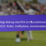 Bæredygtighedspraksis i FIFA Græsrodsfestivaler 2025: Miljøvenlige initiativer, samfundspåvirkning, feedback