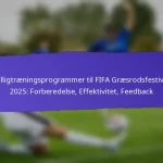 Indvirkning af vejret på FIFA Græsrodsfestivaler 2025: Deltagelse, Aktiviteter, Deltageroplevelse