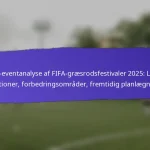 Succesmål for FIFA Græsrodsfestivaler 2025: Deltagelse, Engagement, Tilfredshed